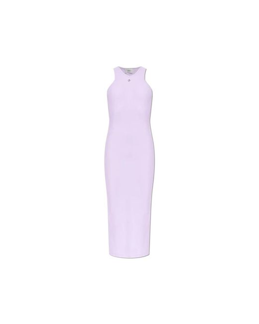 Coperni Logo Dress in het Purple