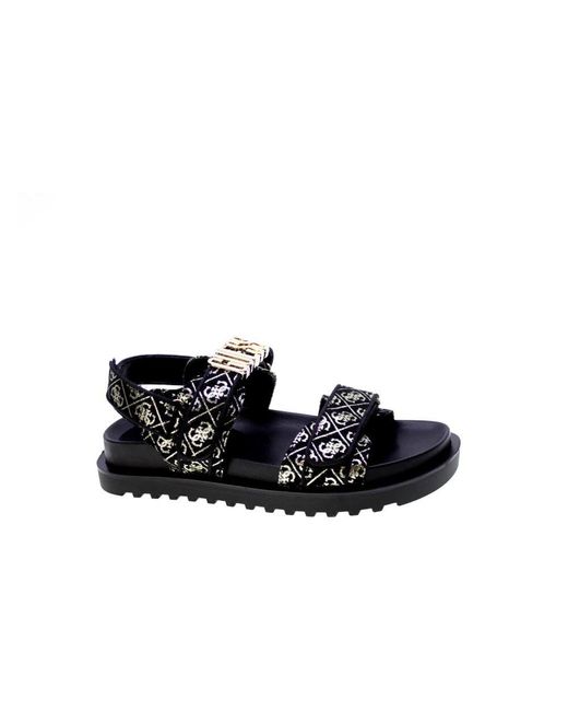 Flat Sandals Guess en coloris Black