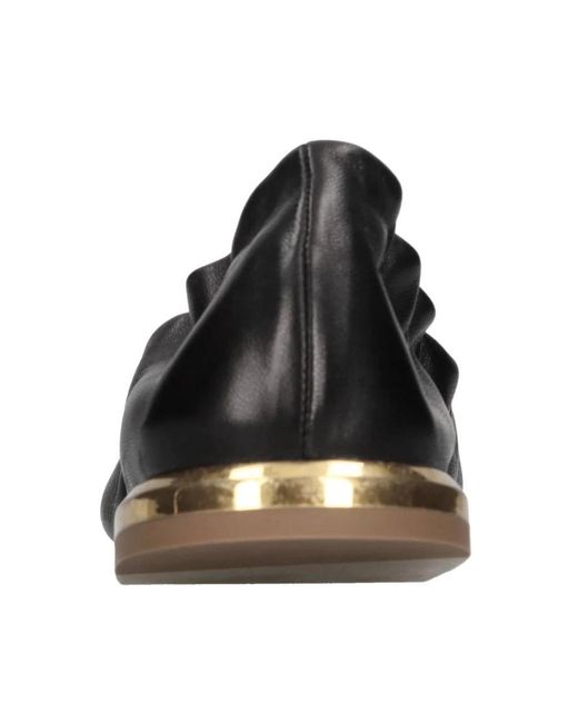 Dries Van Noten Black Ballerina Shoes