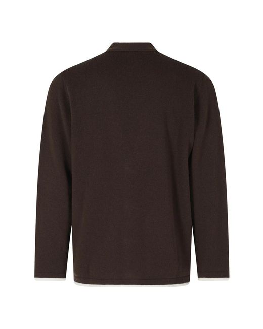 Cardigans Eleventy de hombre de color Black