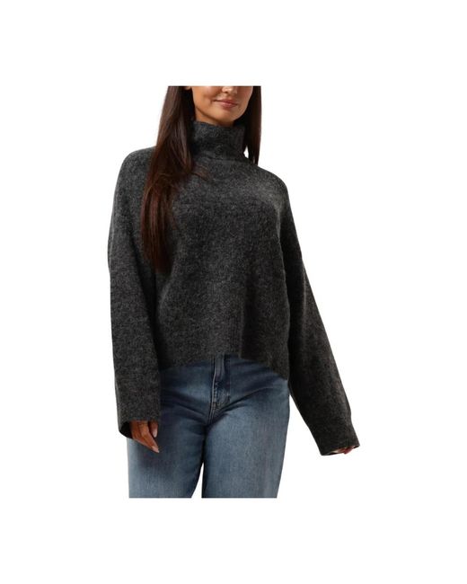 Turtlenecks Gestuz de color Black