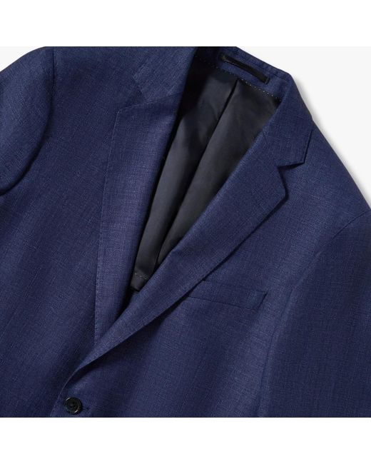 Brooks Brothers Marineblauer leinen- und schurwoll-blazer in Blue für Herren