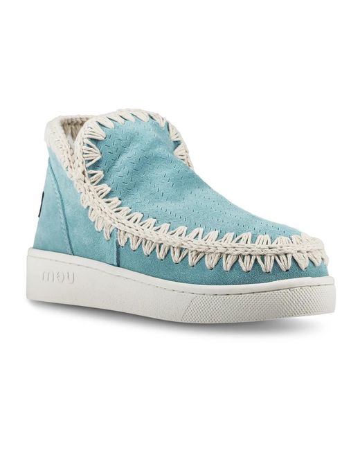Mou Blue Winter Boots