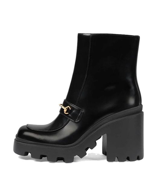 Gucci Black Heeled Boots