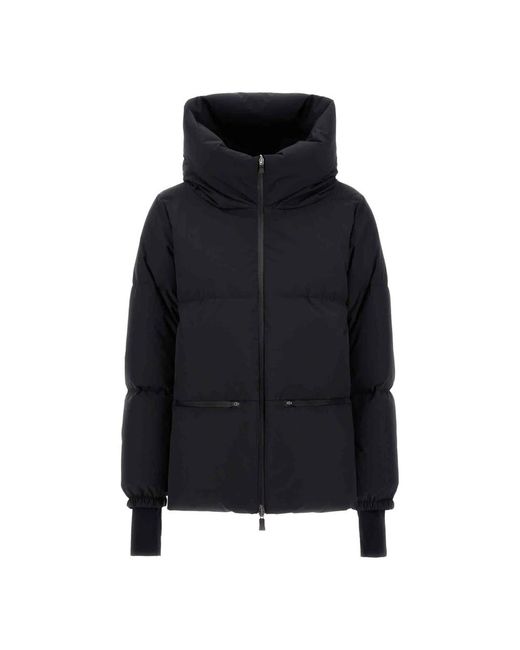 Herno Jassen ,Zwart ,Polyester 2-Layer Windstopper Jacket in het Blue