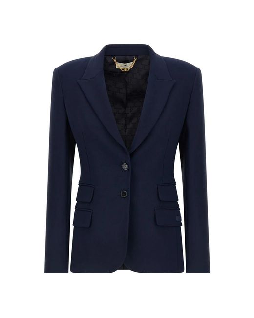 Elisabetta Franchi Blue Blazers
