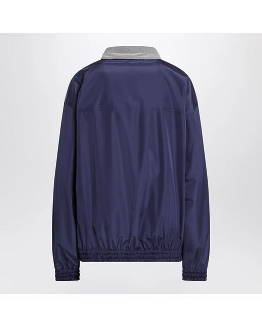Miu Miu Blue Bomber Jackets