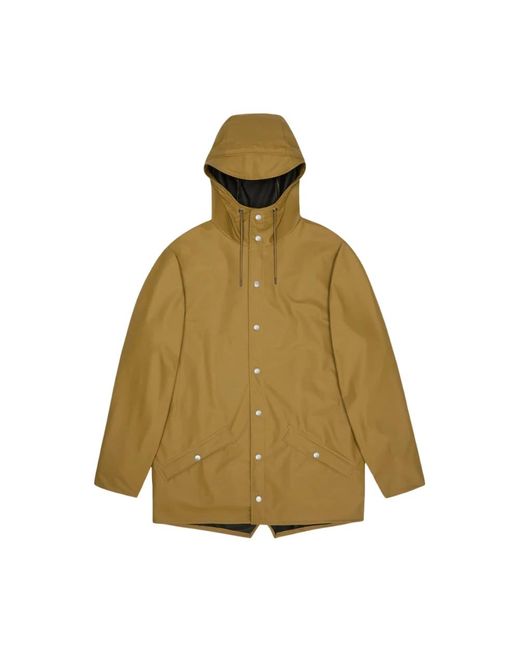 Rains Jassen ,Groen ,Polyester Jacket in het Green voor heren