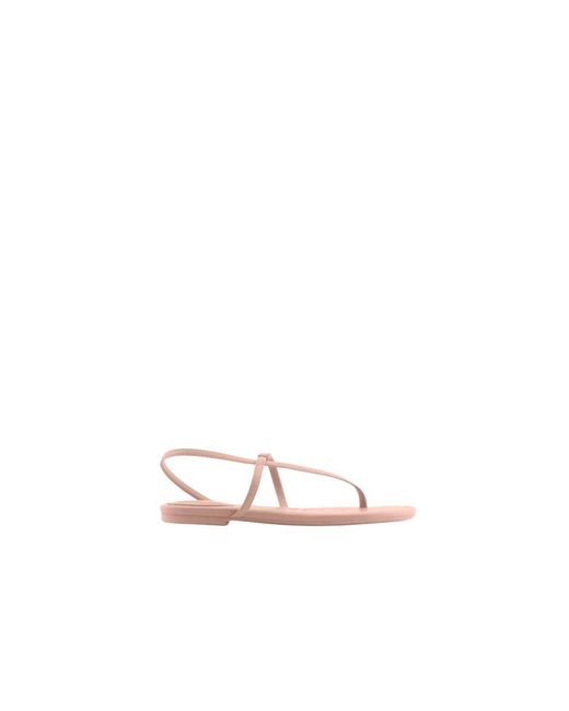 ARMANI EXCHANGE Pink Flache Sandalen