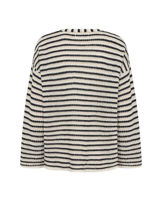 Part Two Black V-Neck Knitwear