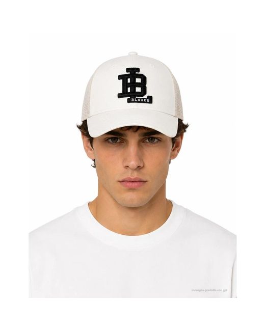 Blauer White Hats & Caps for men