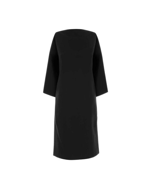 Jil Sander Black Midi Dresses