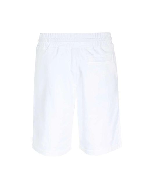 Marcelo Burlon White Casual Shorts for men