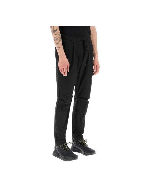 Herno Black Slim-Fit Trousers for men