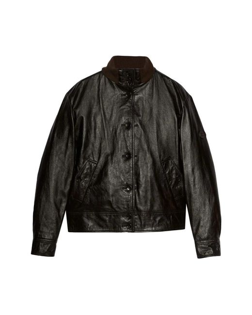 Gucci Black Leather Jackets for men