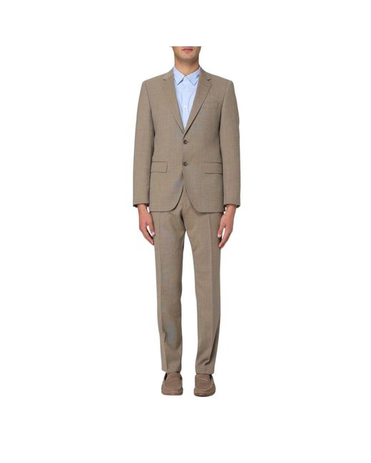 HUGO Gray Single Breasted Suits for men