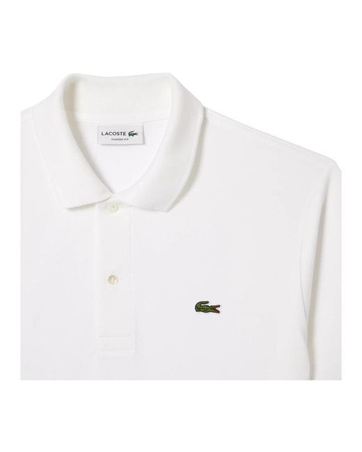 Lacoste White Polo Shirts for men