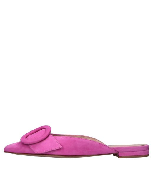 Gianvito Rossi Pink Mules