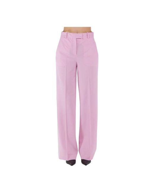 Circolo 1901 Pink Wide Trousers