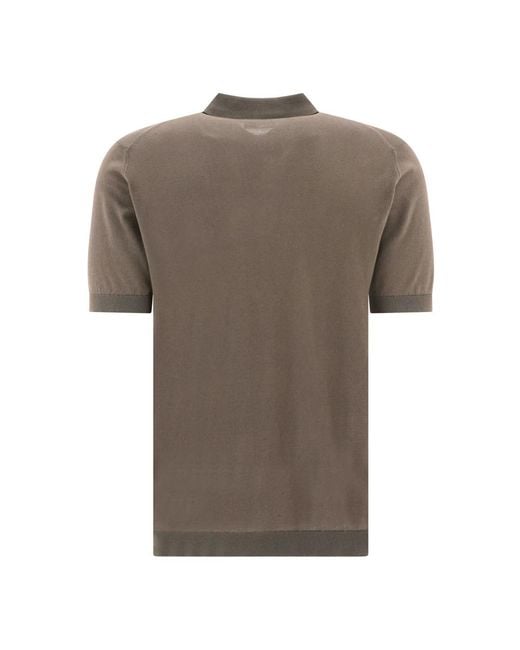 John Smedley Brown Polo Shirts for men