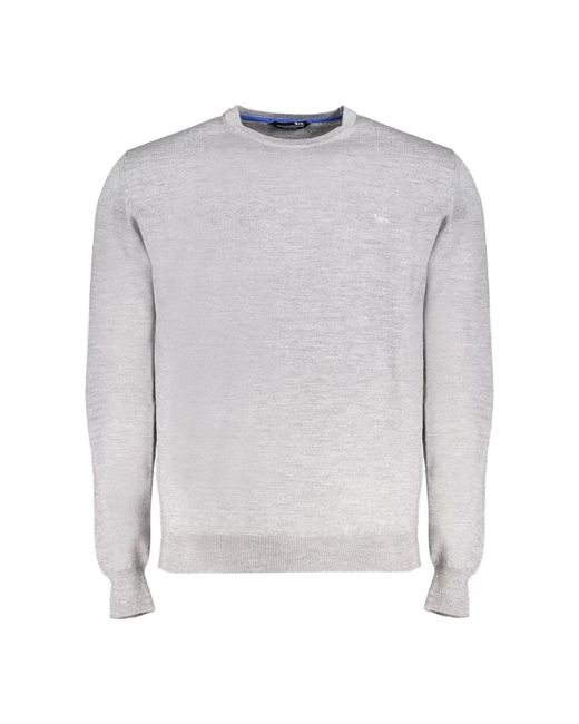Harmont & Blaine Gray Round-Neck Knitwear for men