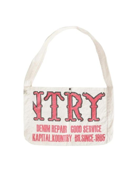 Kapital Red Shopping Bags for men