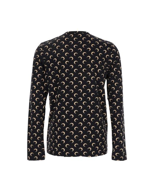 Long Sleeve Tops MARINE SERRE de hombre de color Black