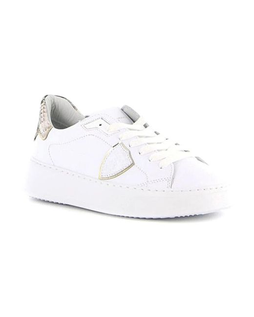 Philippe Model White Sneakers