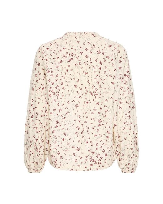 Ichi Overhemden ,Veelkleurig ,Ihlanora Sh Bluser in het Natural