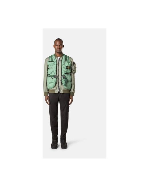 Stone Island Black Slim-Fit Trousers for men