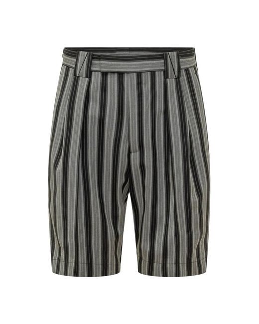 Versace Gray Casual Shorts for men