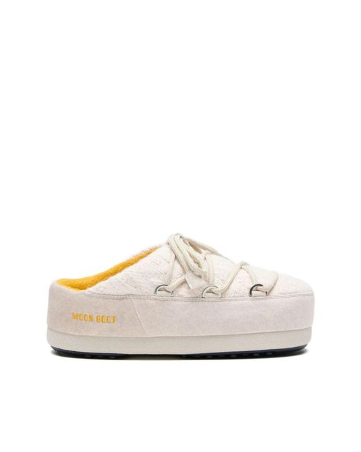 Moon Boot Evx Knit Mules in het White