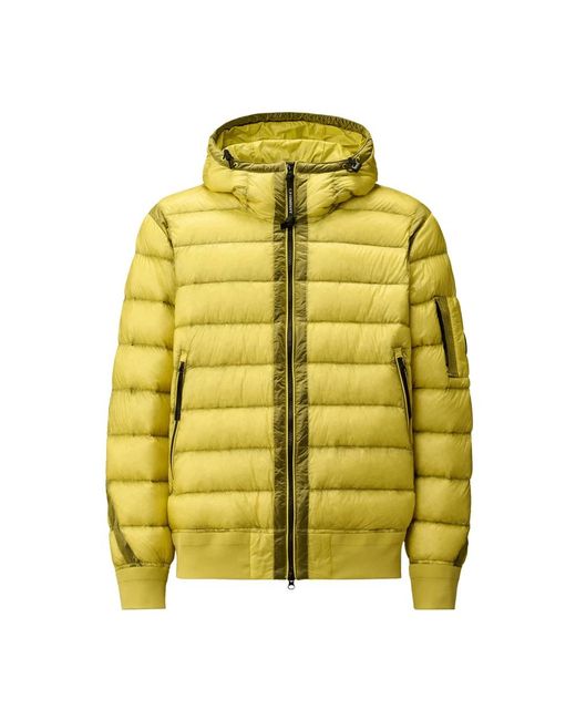 C P Company D.D. Shell Hooded Down Jacket in het Yellow voor heren