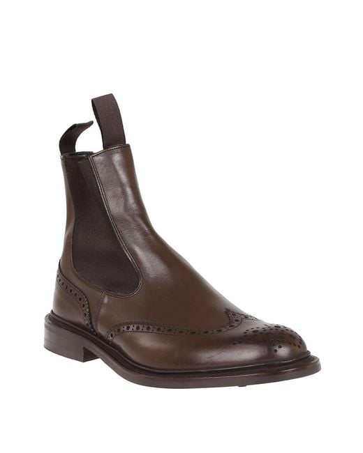 Tricker's Brown Chelsea Boots for men