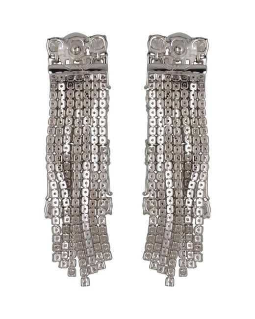 Self-Portrait White Earrings