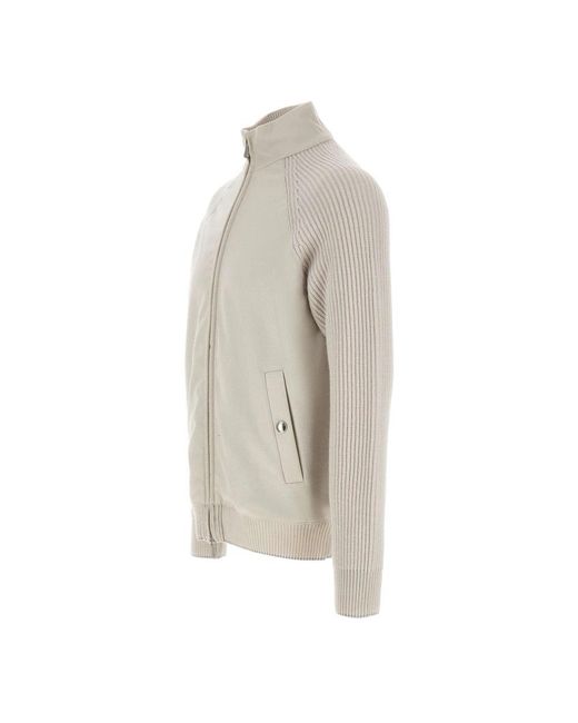 Eleventy Wool Zip Jacket in het Gray voor heren