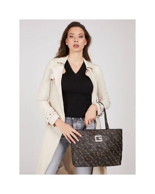 Guess Black Shopping Bags