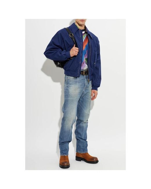Bomber Jackets di Versace in Blue da Uomo