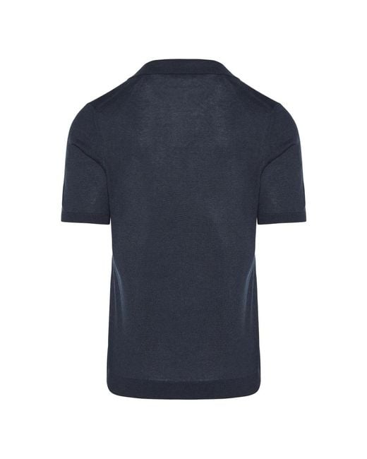 Barba Napoli Blue Polo Shirts for men