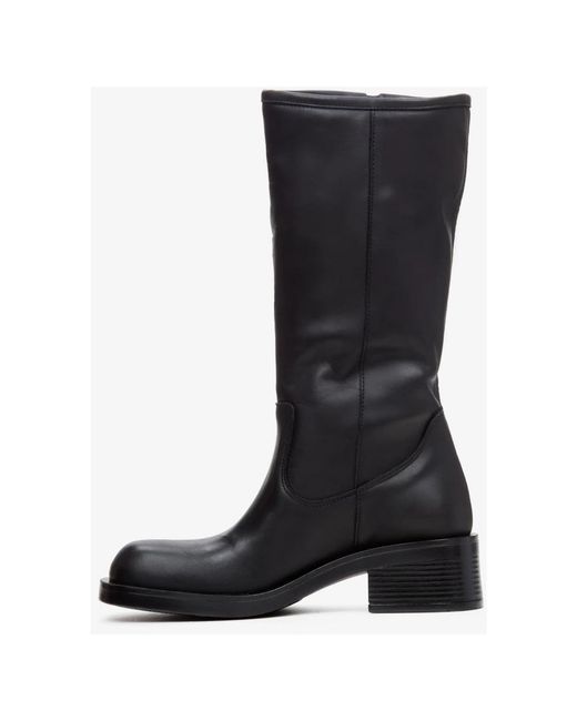 ESTRO Black Heeled Boots