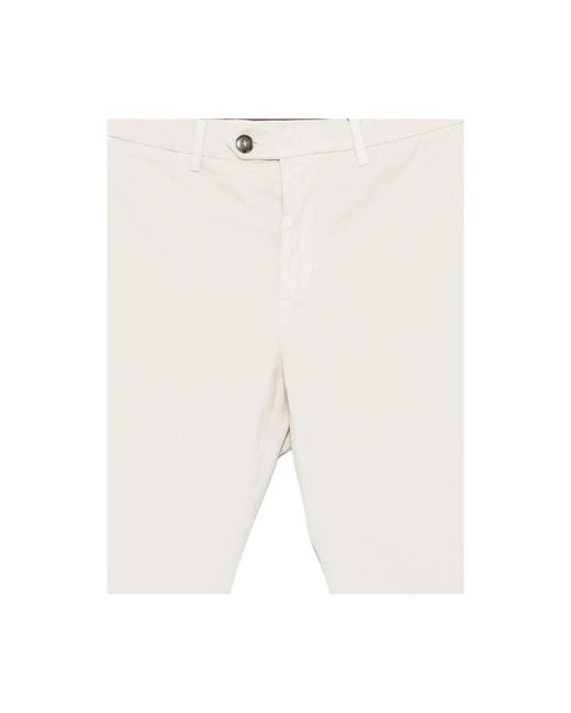 Canali White Chinos for men