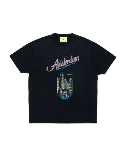 New Amsterdam Surf Association Black T-Shirts for men