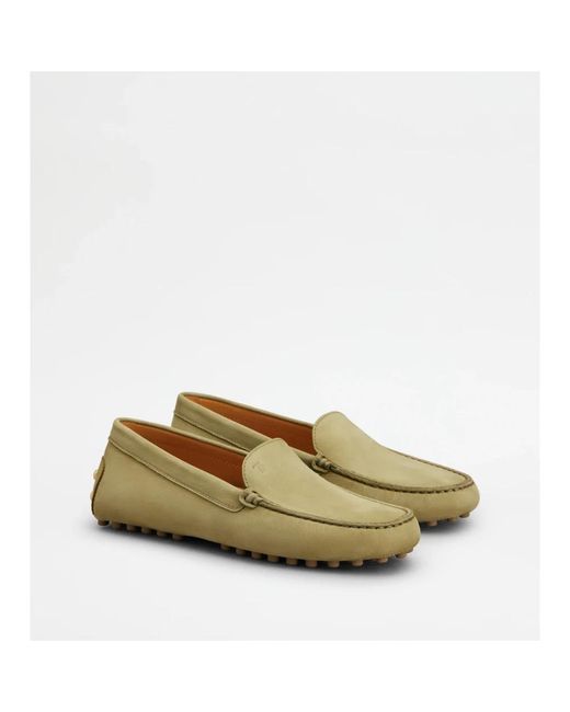 Tod's Green Loafers