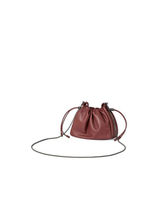 Brunello Cucinelli Brown Bucket Bags