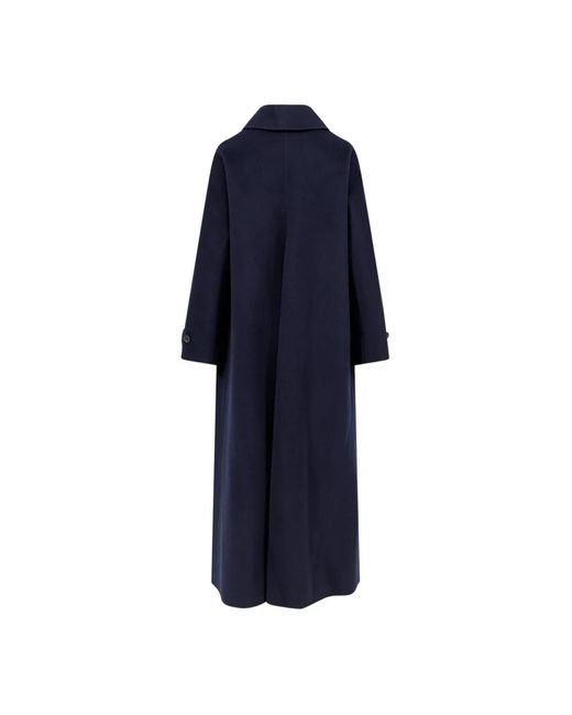 Aspesi Blue Double-Breasted Coats