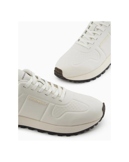 Emporio Armani White Sneakers for men