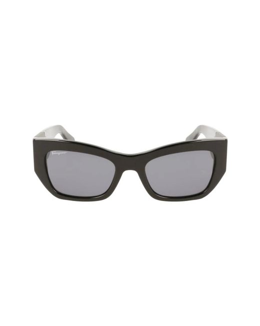 Ferragamo Gray Sunglasses