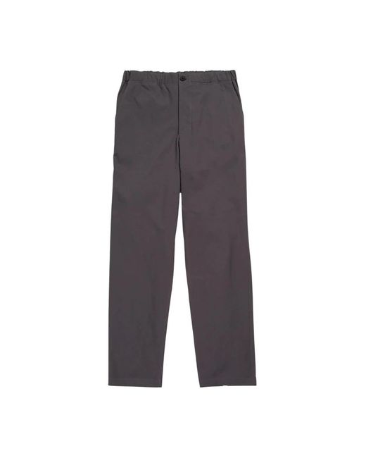 Norse Projects Gray Straight Trousers for men