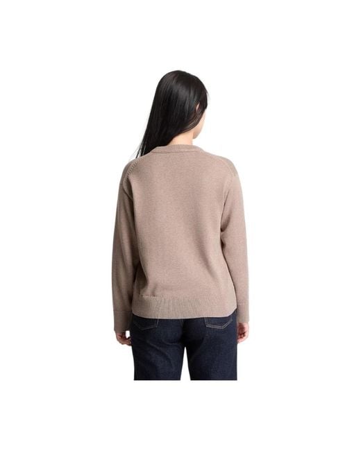 Calvin Klein Natural Round-Neck Knitwear
