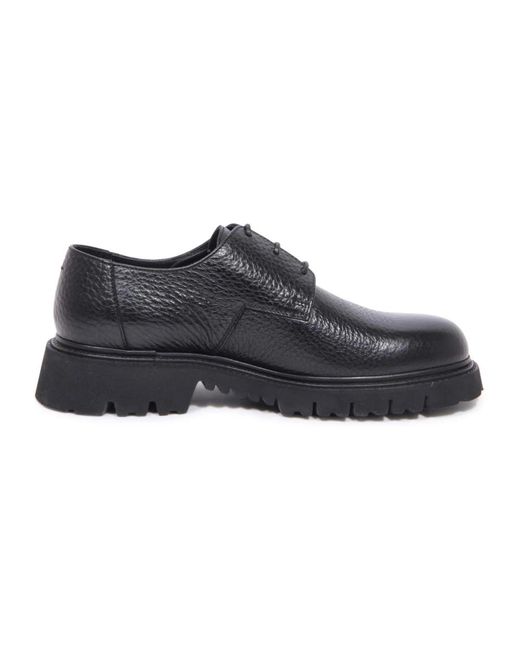 Doucal's Blue Laced Shoes for men